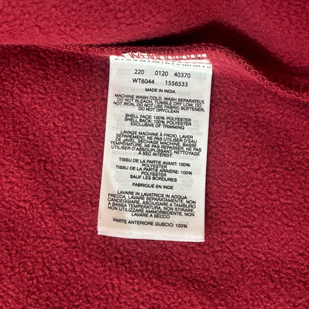 Columbia Men’s Crimson Red Softshell Zip Up Jacket 5XT - Picture 13 of 13
